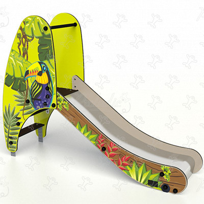 Mini csúszda J1012-GA® játszóterek grafic games a személyre szabott játszóterekhez amazone kivitelben kép 3d