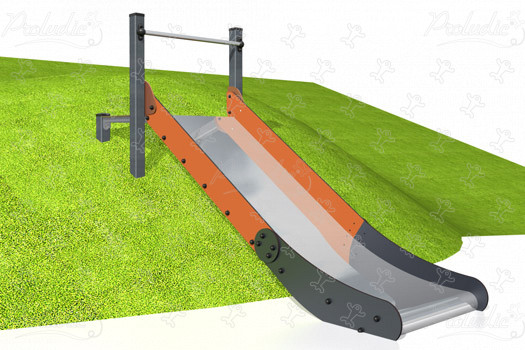 Inkluzív csúszda J1110 játszóterek hagyományos játszótéri eszközök csúszdák kép 3d