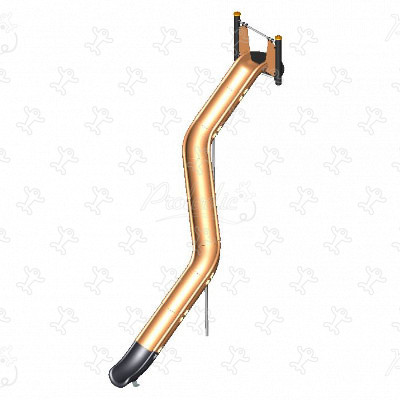 Kajak csúszda lejtóre J1124 játszóterek hagyományos játszótéri eszközök csúszdák kép 3d