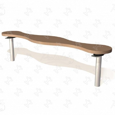 Ingatag átjáró J14 játszóterek egyensúlyozó és mászó játszótéri eszközök egyensúlyozó pályák kép 3d