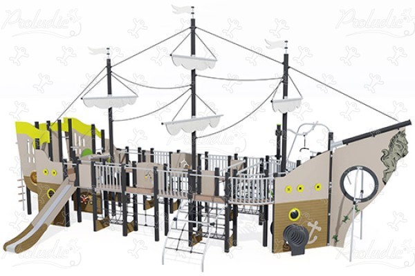 Licorne J1961 játszóterek tematikus játszótéri eszközök vízi kép 3d