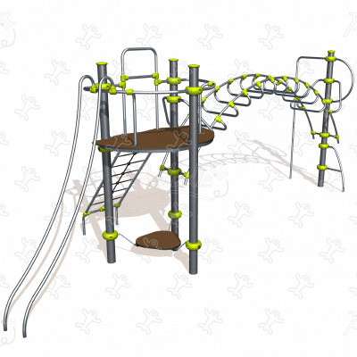 J2540-M játszóterek többfunkciós játékok / több tevékenységet kínáló eszközök ixo kép 3d