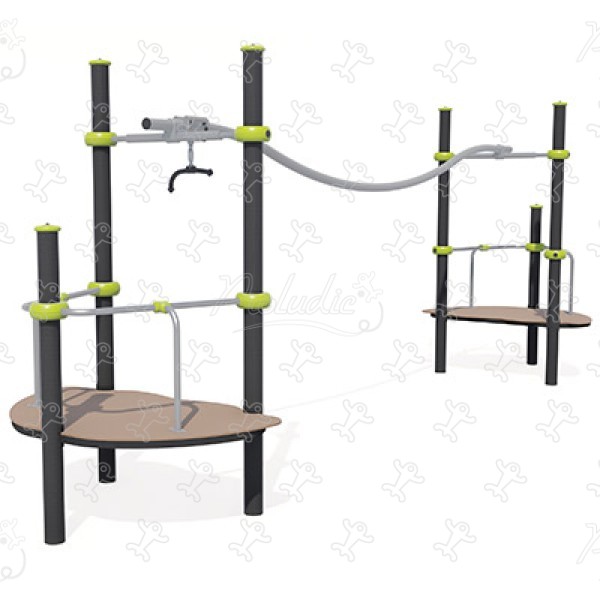 Aerospeed J2582-M játszóterek dinamikus játékok kötélpályák kép 3d