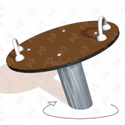 Rodeo Disc J2593 játszóterek dinamikus játékok forgó, pörgő játszótéri eszközök kép 3d