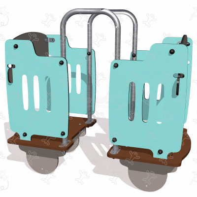 Nyitott vagon J2618 játszóterek tematikus játszótéri eszközök city kép 3d