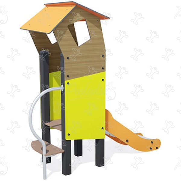 Álomszerű csúszda J2626® játszóterek hagyományos játszótéri eszközök csúszdák kép 3d