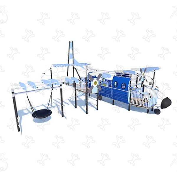 Óriás repülőgép J2690 játszóterek tematikus játszótéri eszközök city kép 3d