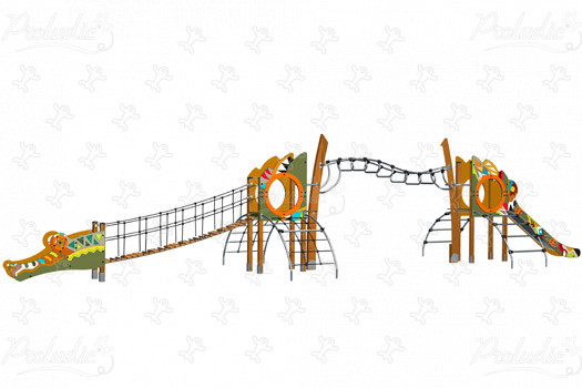 Krokodil J2771-GE játszóterek grafic games a személyre szabott játszóterekhez etnik befejezés kép 3d