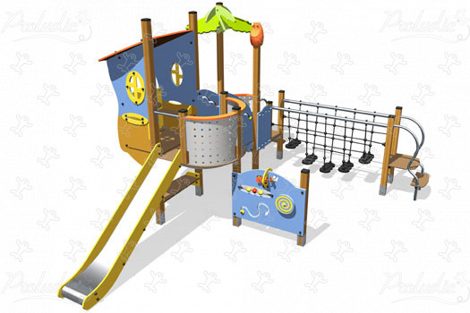 J3355 játszóterek többfunkciós játékok / több tevékenységet kínáló eszközök vivarea kép 3d