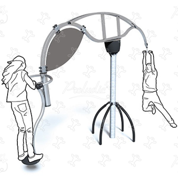 A skysurf J3505 játszóterek acti’fun dinamikus sporteszközök kép 3d