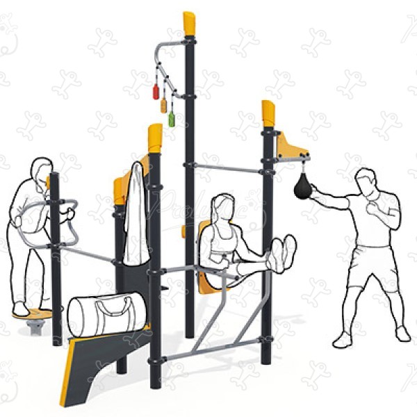 Kompakt sport- és szabadidős állomás J37100® sport és fitnesz acti’fun acti’fit kép 3d