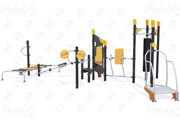 Teljes sport- és szabadidős állomás J37103® sport és fitnesz acti’fun acti’fit kép 3d