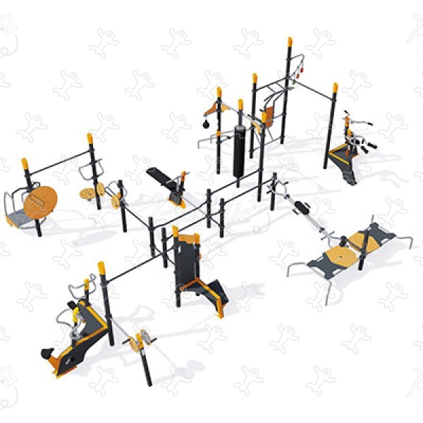 Sportközpont sport- és szabadidős állomás J37108® sport és fitnesz acti’fun acti’fit kép 3d