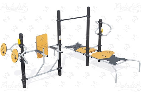 Kompakt sport- és szabadidős állomás mindenkinek J37109® sport és fitnesz acti’fun acti’fit kép 3d