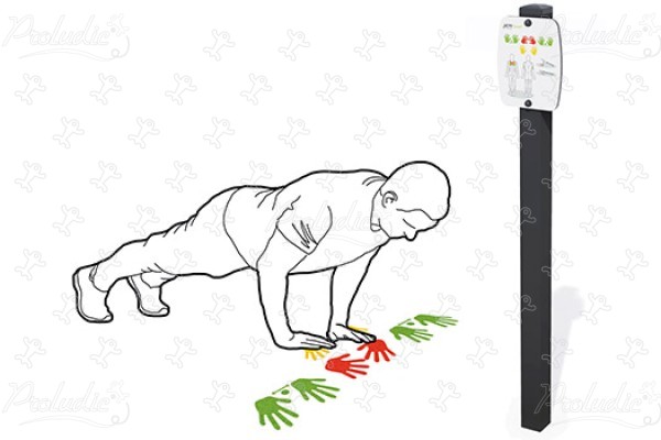 Gyakorlatjelző tábla J37221 sport és fitnesz acti’fun acti’fit kép 3d