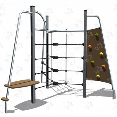 Tripod J3800-M játszóterek egyensúlyozó és mászó játszótéri eszközök hegymászó felszerelés kép 3d