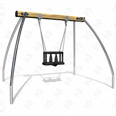 1 bölcsőülés J3960 játszóterek hagyományos játszótéri eszközök hinták és hintaállványok kép 3d