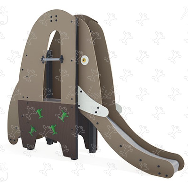 Elefánt csúszda J4010® játszóterek hagyományos játszótéri eszközök csúszdák kép 3d