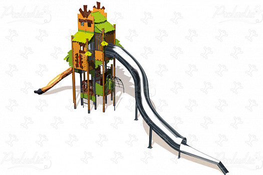 Crosscross Tower J47201 játszóterek tematikus játszótéri eszközök kaland kép 3d