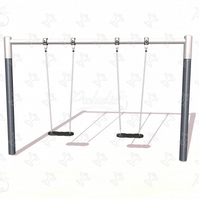 2 lapos ülés J476 játszóterek hagyományos játszótéri eszközök hinták és hintaállványok kép 3d