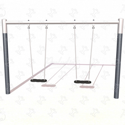 2 lapos ülés J477 játszóterek hagyományos játszótéri eszközök hinták és hintaállványok kép 3d