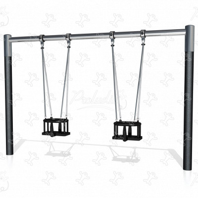 2 bölcsőülés J480 játszóterek hagyományos játszótéri eszközök hinták és hintaállványok kép 3d