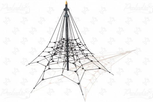 Egyszerű piramis J4807 játszóterek egyensúlyozó és mászó játszótéri eszközök hegymászó felszerelés kép 3d