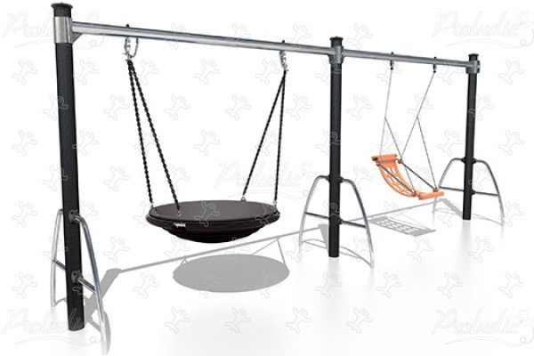 Gondola ülés, 1 csónakülés J492 játszóterek hagyományos játszótéri eszközök hinták és hintaállványok kép 3d