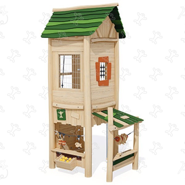 Halárus J49211® játszóterek fenntartható természetes fából készült játszótéri eszközök origin’ kép 3d