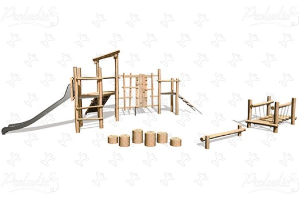 J4934 játszóterek fenntartható természetes fából készült játszótéri eszközök origin’ kép 3d