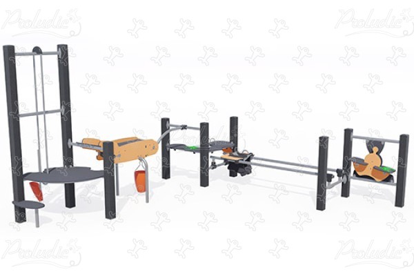 Homokgyár J5000-M játszóterek Érzékelést fejlesztő és oktató jellegű játszótéri eszközök a homokgyár kép 3d