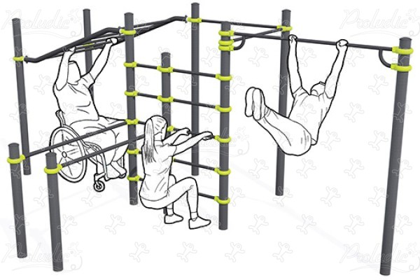 Kompakt kombinált pálya J5216® sport és fitnesz acti’fun acti’street kép 3d