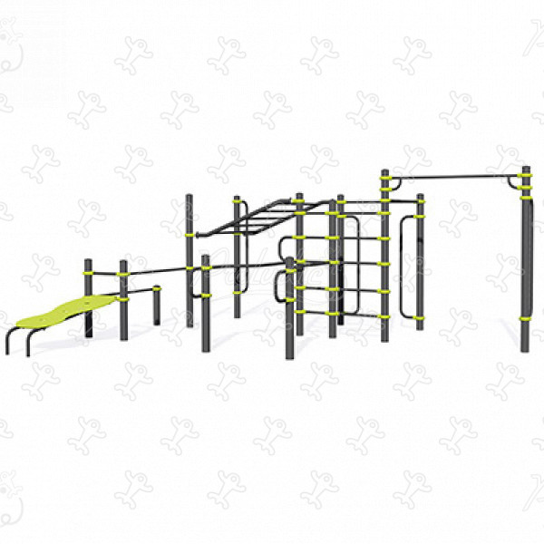 Kombinált berendezés az inkluzivitás és a sportosság jegyében J5219® sport és fitnesz acti’fun acti’street kép 3d