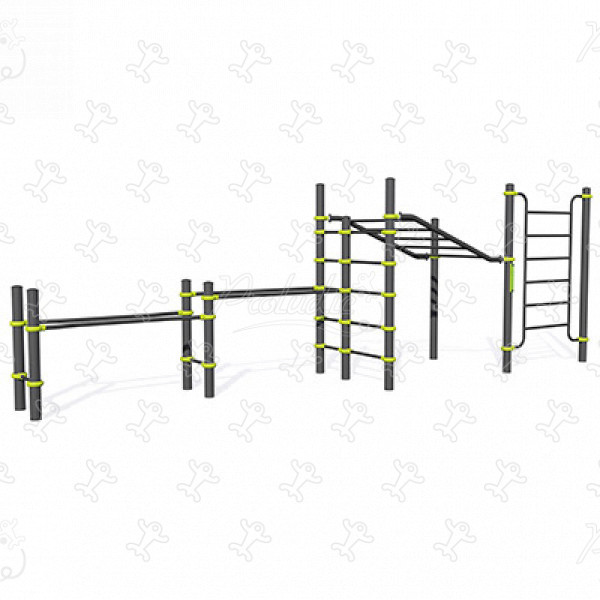 Inkluzív kombinált pálya J5221® sport és fitnesz acti’fun acti’street kép 3d
