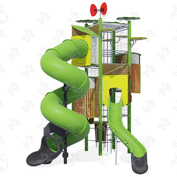 Torony J56100 játszóterek többfunkciós játékok / több tevékenységet kínáló eszközök kanopé kép 3d