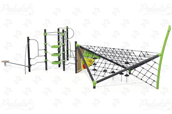 J57010 játszóterek egyensúlyozó és mászó játszótéri eszközök hegymászó felszerelés kép 3d