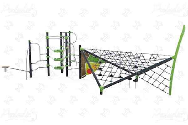 J57010 játszóterek egyensúlyozó és mászó játszótéri eszközök hegymászó felszerelés kép 3d