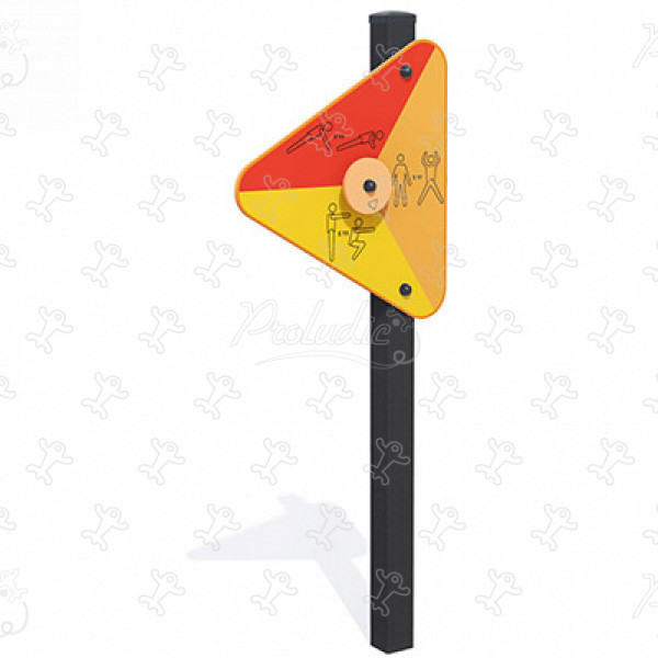 Gyakorlatjelző tábla J5912® játszóterek acti’fun acti’ninja kép 3d