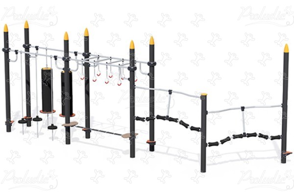 Online Ninja pálya J5924® játszóterek acti’fun acti’ninja kép 3d