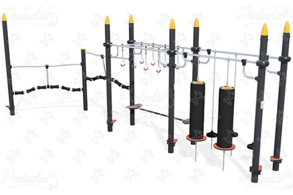 Online Ninja pálya J5924® játszóterek acti’fun acti’ninja kép 3d