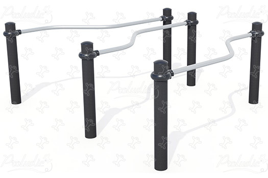 Befogadó keskeny átjáró J5931® játszóterek acti’fun acti’ninja kép 3d