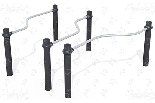 Befogadó keskeny átjáró J5931® játszóterek acti’fun acti’ninja kép 3d