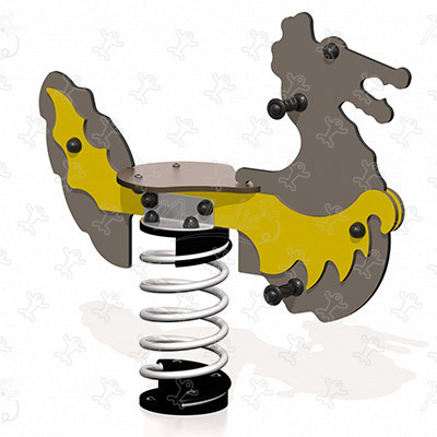 Sárkány J817 játszóterek dinamikus játékok rugós játékok kép 3d