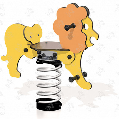 Oroszlán J818 játszóterek dinamikus játékok rugós játékok kép 3d