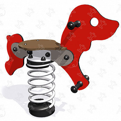 Kutyus J855 játszóterek dinamikus játékok rugós játékok kép 3d