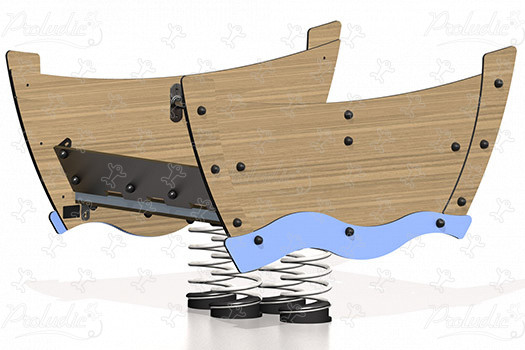 Bárka J859 játszóterek dinamikus játékok rugós játékok kép 3d