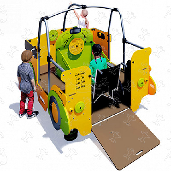 Inkluzív terepjáró J952® játszóterek dinamikus játékok rugós játékok kép 3d