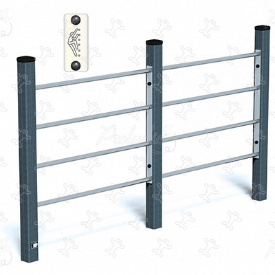 Kisgyermek kettős létra JPS11-J-M sport és fitnesz acti’fun acti’ninja kép 3d