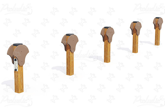 Junior fa békalépegető JPS16-J sport és fitnesz acti’fun fa díszítő pályák kép 3d