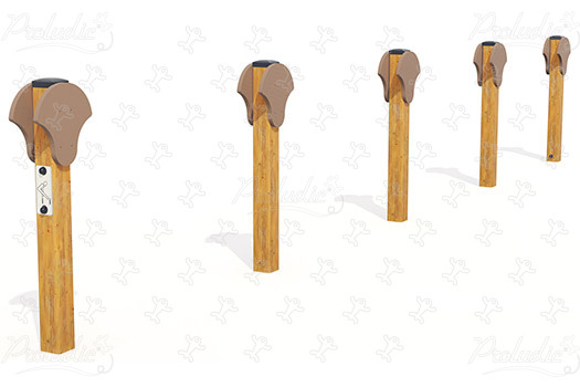 Szenior fa békalépegető JPS16-S sport és fitnesz acti’fun fa díszítő pályák kép 3d